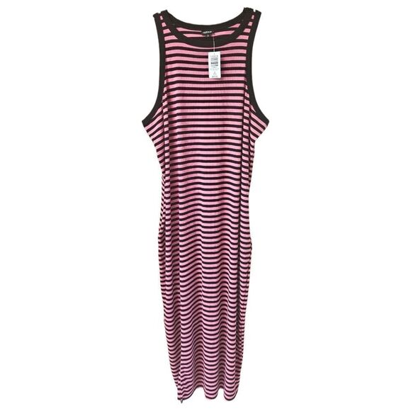 3X NEW TORRID MAXI RIB BODYCON SLIT DRESS CHATEAU Rose 🌹 Color - Picture 1 of 17